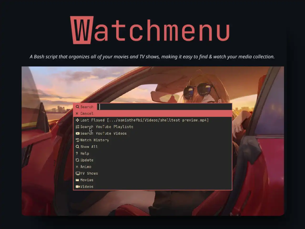 Watchmenu